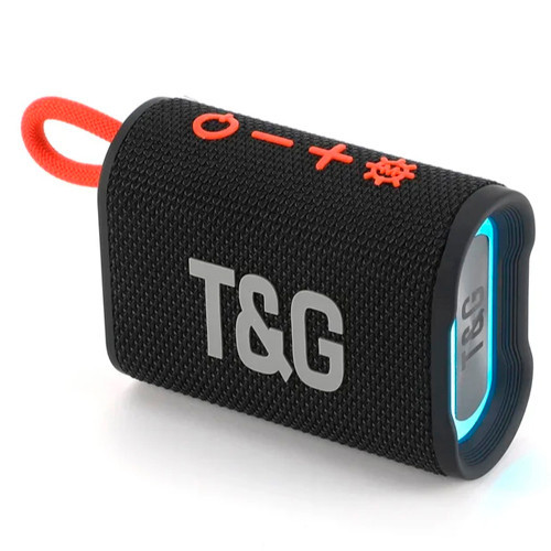 Колонка портативная Bluetooth T&G TG396 black черная Київ - зображення 1