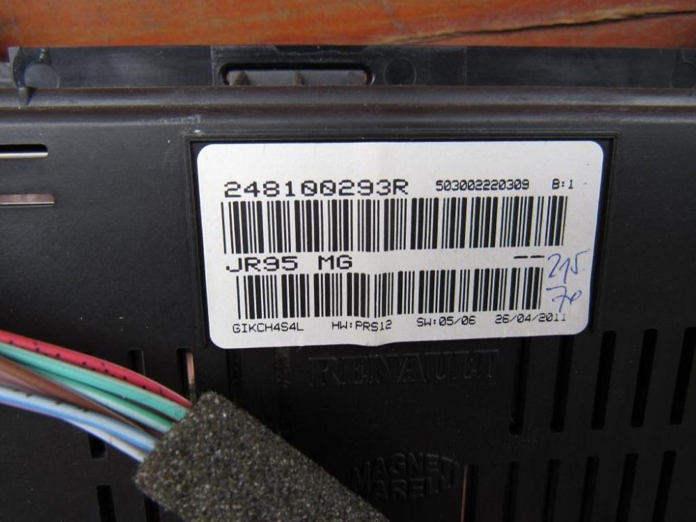 Щиток приборов (спидометр) Renault Scenic III 1.5 dci 2009-2016 Ковель - изображение 2