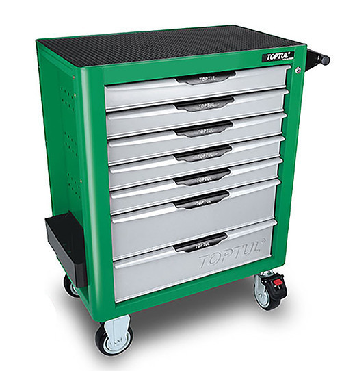 Тележка с инструментом для автосервиса TOPTUL (Pro-Plus) 7 секций 261ед. зеленая GE-26117 Харків - зображення 1