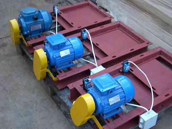 Задвижка 450х450 реечная ручная и с приводом , самотечное оборудование Київ