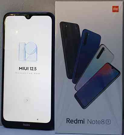 Телефон Xiaomi Redmi Note 8 T, 4\64 гб, синий. Идеальное состояние Одесса