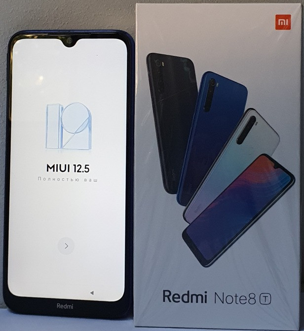 Телефон Xiaomi Redmi Note 8 T, 4\64 гб, синий. Идеальное состояние Одесса - изображение 2