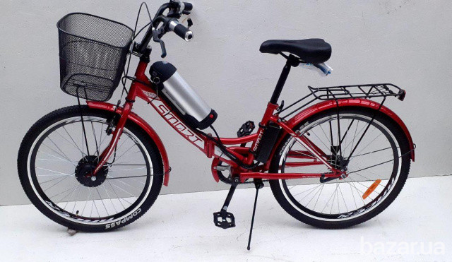 Электровелосипед складной Smart 24 корзина Одеса - зображення 4