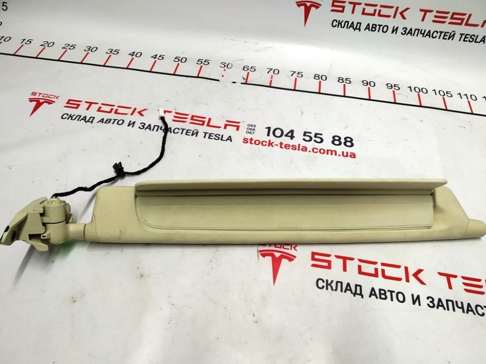 Козырёк солнцезащитный правый ALCANTARA FOG US Tesla model X 1108418-03-B Киев - изображение 3