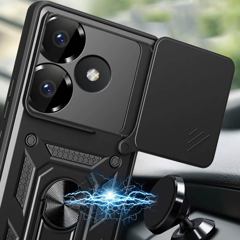 Ударопрочный чехол Camshield Serge Ring для Xiaomi Poco F6 Херсон - изображение 3