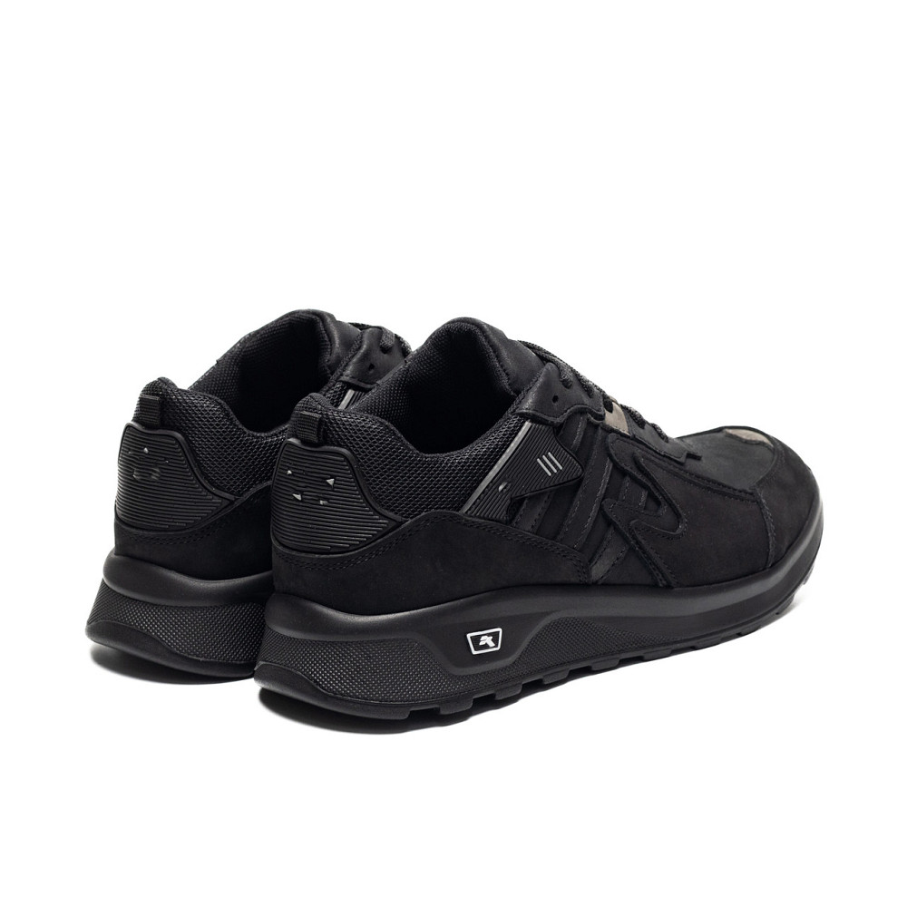 Мужские кожаные кроссовки Niteball Black Киев - изображение 4