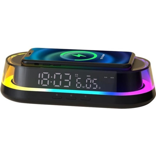 Настільний годинник Gelius Gelius Time Bridge 2 GP-SDC02 Black Харків - зображення 2