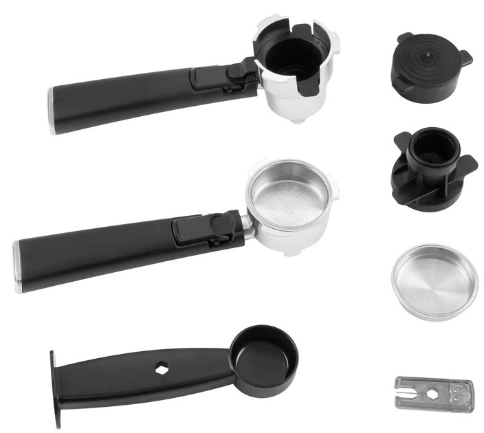 Кофеварка рожковая Polaris PCM 1575 WIFI IQ Home 1400 Вт серебристая Київ - зображення 5