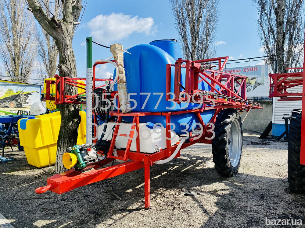 Тракторный прицепной опрыскиватель ОСШ 2500 л штанга 18 м Кропивницький - зображення 10