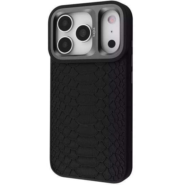 DM Чохол Kajsa Snake Pattern with Magnetic Ring iPhone 17 Pro Max Black (Код товару:43751) Харків - зображення 1