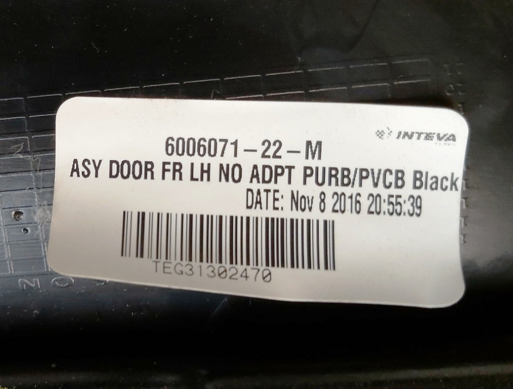 Карта двери передней левой без заглушки резиновой болта дверной карты и блока управления PURB/PVCB/P Киев - изображение 3