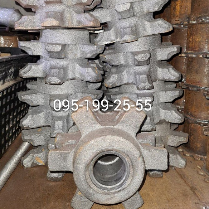 Зірочка ведена (z-6, d-40мм) ПРТ-10, ПРТ-7; зірочка ведена (z-6, d-40мм) ПИМ-40 Днепр - изображение 2