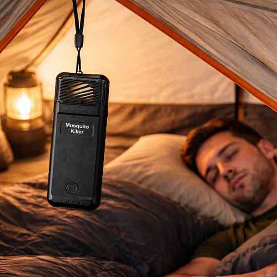 Фумигатор-отпугиватель комаров с фонариком MOSQUITO KILLER USB 24660 черный Одесса