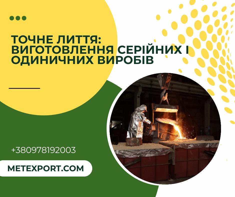 Точне лиття: виготовлення серійних і одиничних виробів Кам'янське (Дніпродзержинськ) - зображення 1