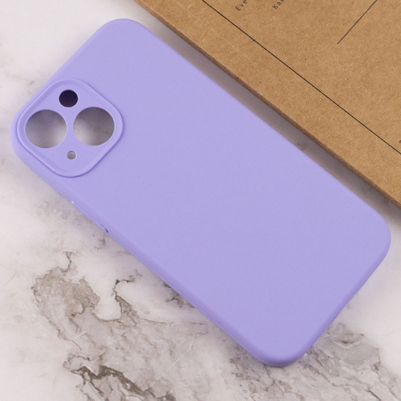 Чехол Silicone Case Full Camera Protective (AA) NO LOGO для Apple iPhone 14 (6.1") Херсон - зображення 3