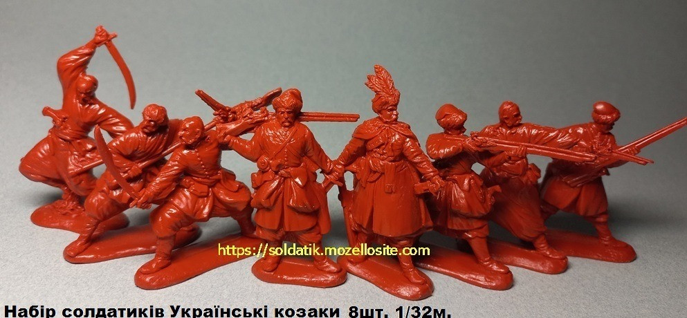 Набор солдатиков 8 фигурок Польские воины Украинские казаки Крымские татары, коллекционные солдатики Київ - зображення 6