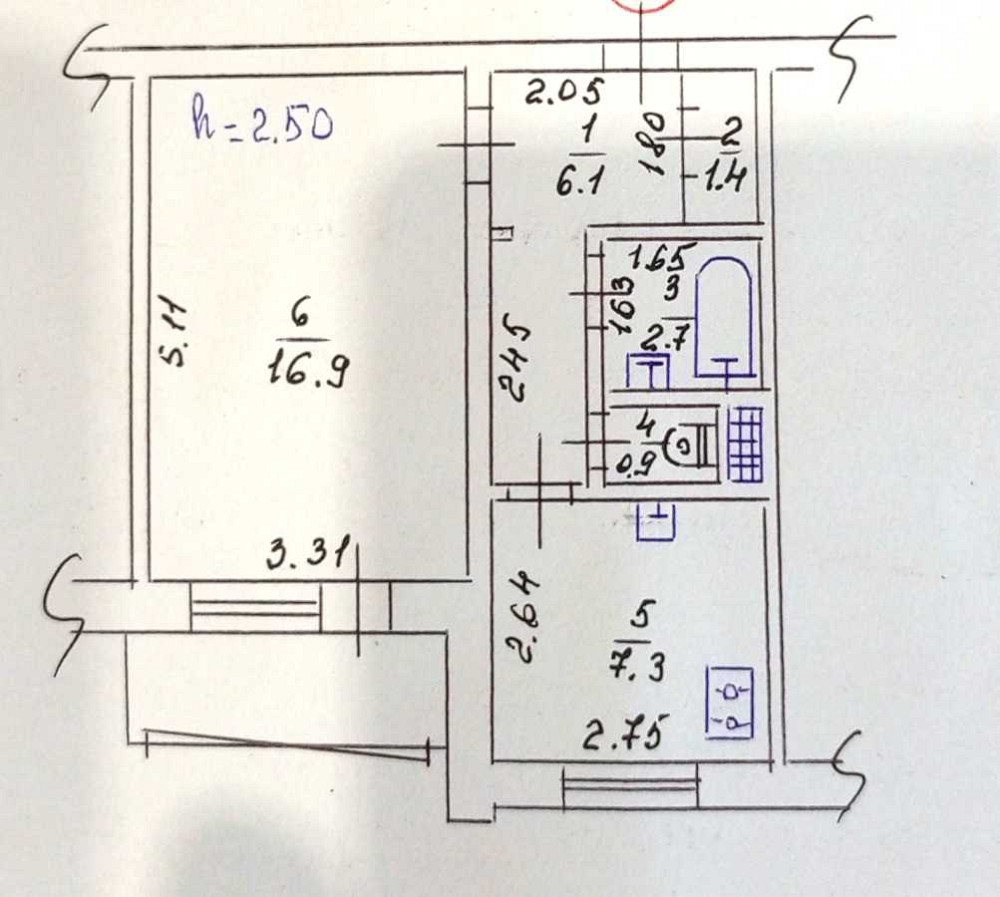продажа 1-к квартира Кременчугский, Кременчуг, 31999 $ Кременчуг - изображение 9