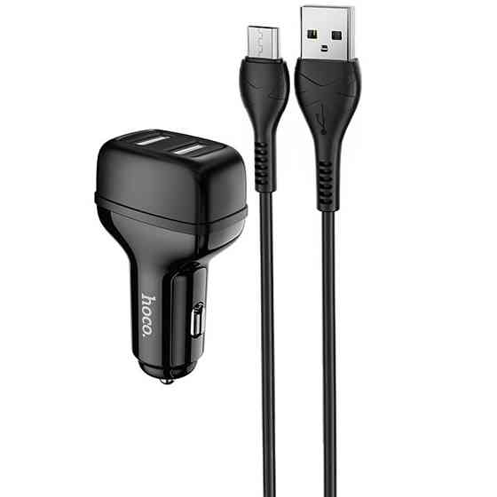 АЗУ Hoco Z36 Leader 2.4A (2USB-A) + кабель USB to MicroUSB Херсон