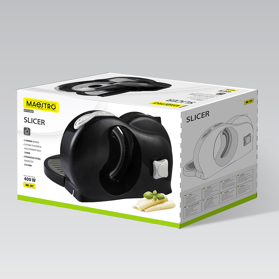 Слайсер Maestro MR-591 400 Вт черный Киев - изображение 6