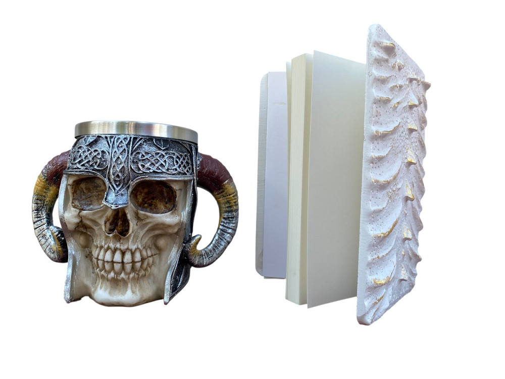 Подарочный набор Кружка 3D Рогатый Череп и Блокнот 3D «Око Ледяного Хранителя» Київ - зображення 2