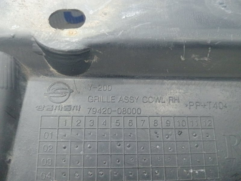 Дефлектор дворников SsangYong Rexton Y250 2.7 D27DT 2006 прав. (б/у) Київ - зображення 5