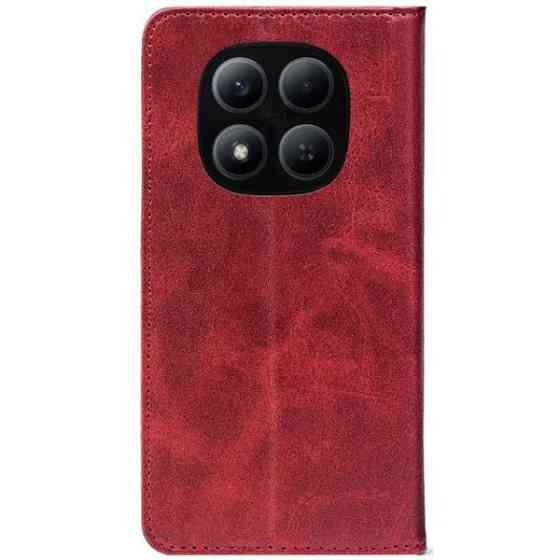 Чохол-книжка Crazy Horse Clasic для Xiaomi Redmi Note 15 Pro 4G Red Wine (Strong) Харків