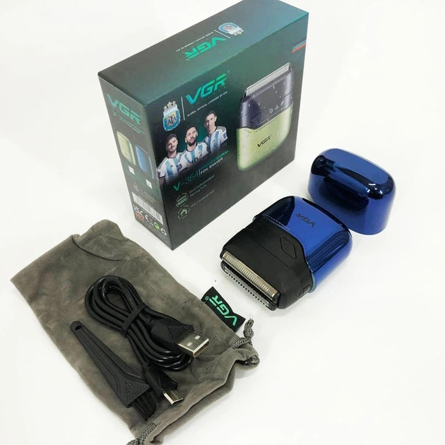 Электробритва VGR V-364 BLUE синяя Киев - изображение 6