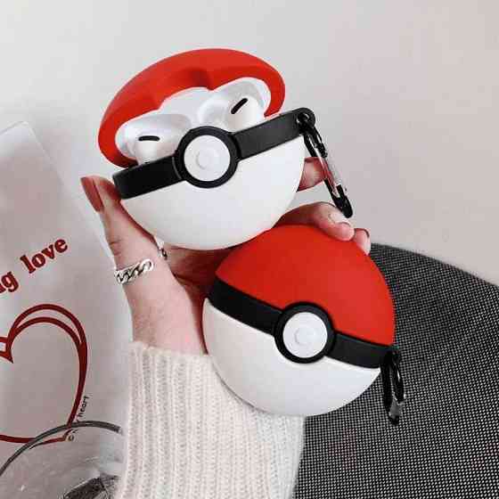 Силиконовый футляр Cartoons&Heroes для наушников AirPods Pro + карабин Херсон