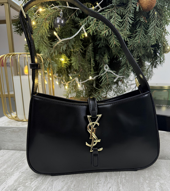 сумка лоран черная Saint Laurent модна жіноча сумка для дівчини AN137 Київ - зображення 7