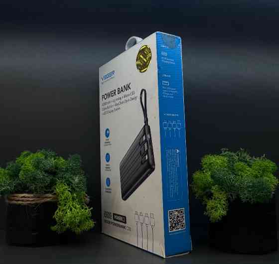 Powerbank Veger C10 10000 mAh | Швидка зарядка | Компактний Чернівці