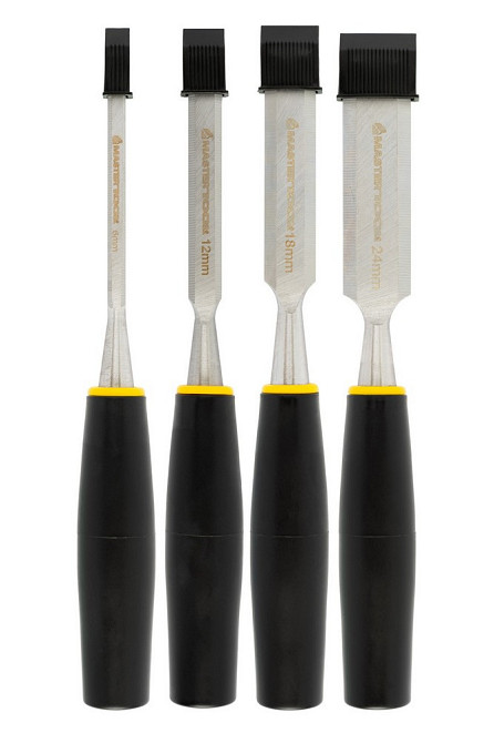 Стамески с пластиковыми ручками MASTERTOOL 6/12/18/24мм набор 4 шт 14-1700 Харьков - изображение 5