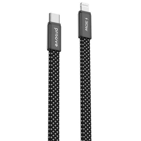 Кабель Proove AirLine Type-C to Lightning 30W 1m Black (CCAI30002101) Харків - зображення 1