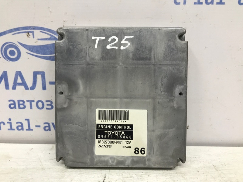 Блок управления двигателем Toyota Avensis T25 1.8 БЕНЗИН 1ZZFE 2002 (б/у) Київ - зображення 1