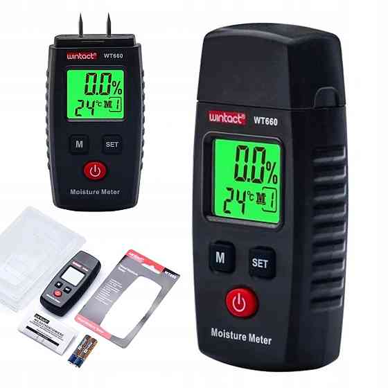 Влагомер древесины и стройматериалов 0-70%  WINTACT WT660 Харків