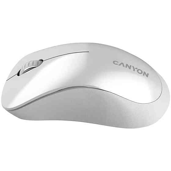 Мышь компьютерная безпроводная Canyon CNE-CMSW11PW Pearl White белая Київ