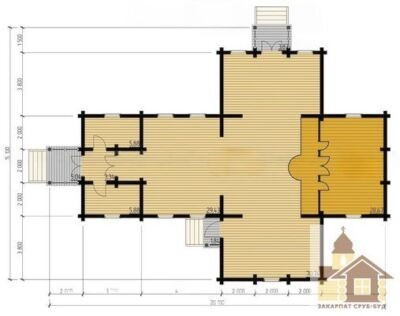 Ціна зрубу дерев’яної церкви і будинку під ключ — від виробника Закарпат Зруб-Буд Одесса - изображение 4