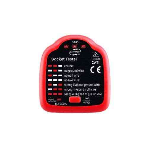 Тестер розеток с функцией проверки УЗО BENETECH GT85 Харків