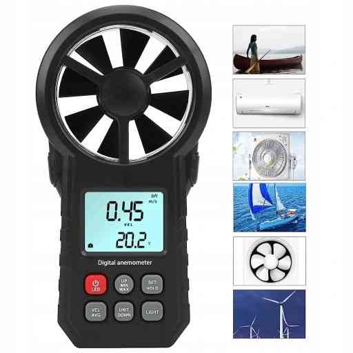 Анемометр крыльчатый 0,3-30м/с, -10-45°C WINTACT WT87A Харьков