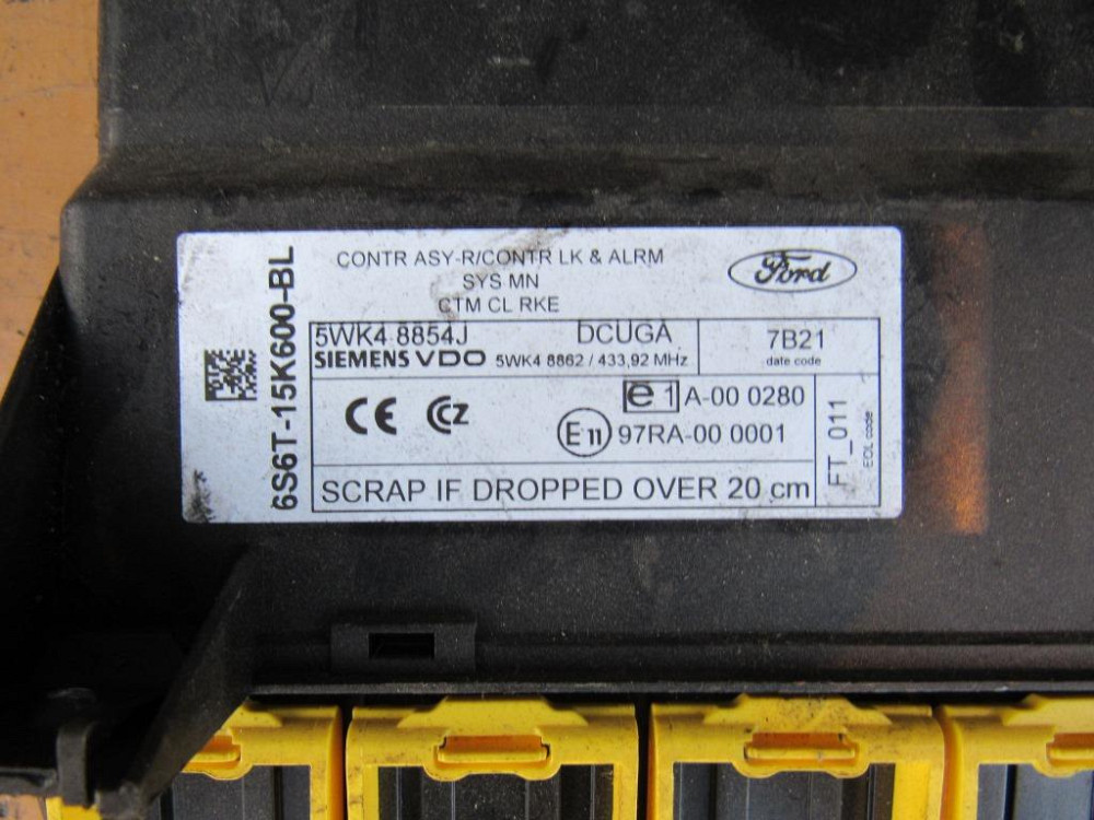 Блок комфорта Ford Fusion 2002-2012 (6S6T-15K600-BL) Ковель - зображення 2