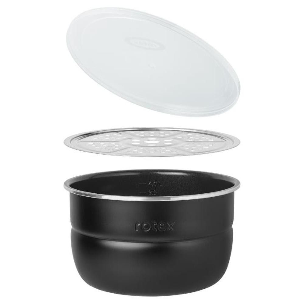 Мультиварка-скороварка Rotex REPC79-B 900 Вт черная Київ - зображення 9