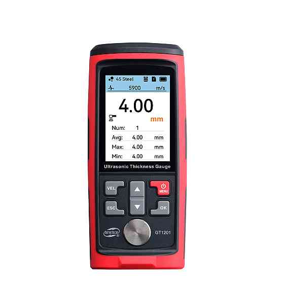 Толщиномер ультразвуковой цв. дисплей, 1-300мм  BENETECH GT1201 Харьков