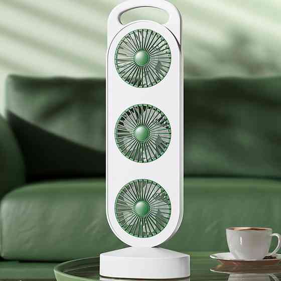 Настольный вентилятор Three Head Fan 1200 mAh Херсон