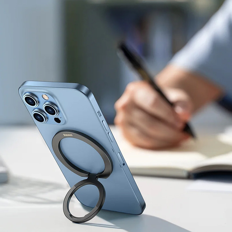 Держатель для телефона Baseus Halo Series Foldable Metal Ring (Single ring) (SUCH00001) Херсон - изображение 7