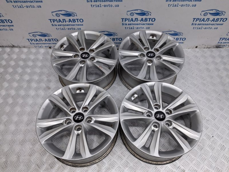 Диски титан комплект R16 Hyundai Sonata YF 2.4 БЕНЗИН G4KJ 2010 (б/у) Киев - изображение 1