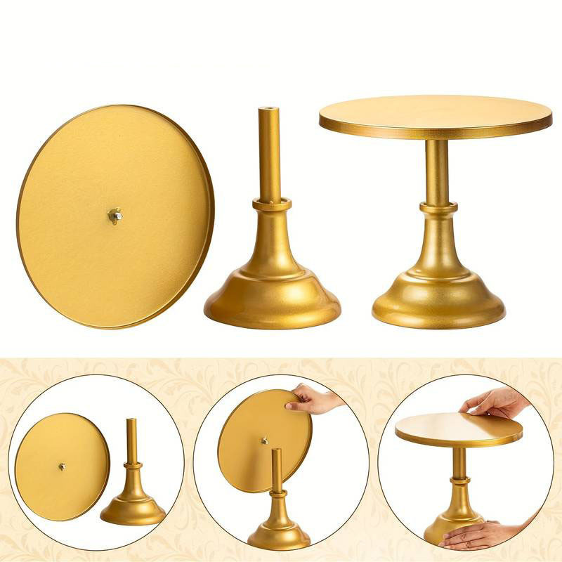 Подставки Leeseph для торта, десертов и закусок золотые 3шт Одесса - изображение 6