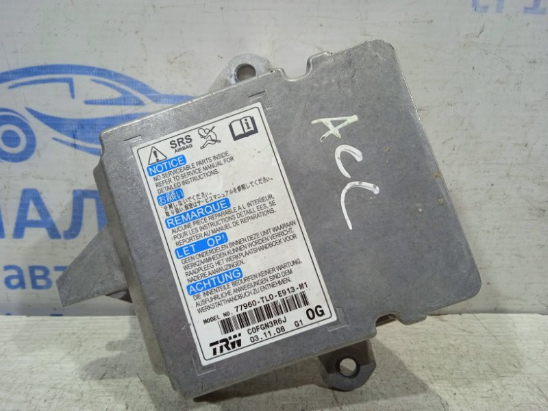 Блок управления AIRBAG Honda Accord 8 2.0 2008 (б/у) Київ - зображення 1