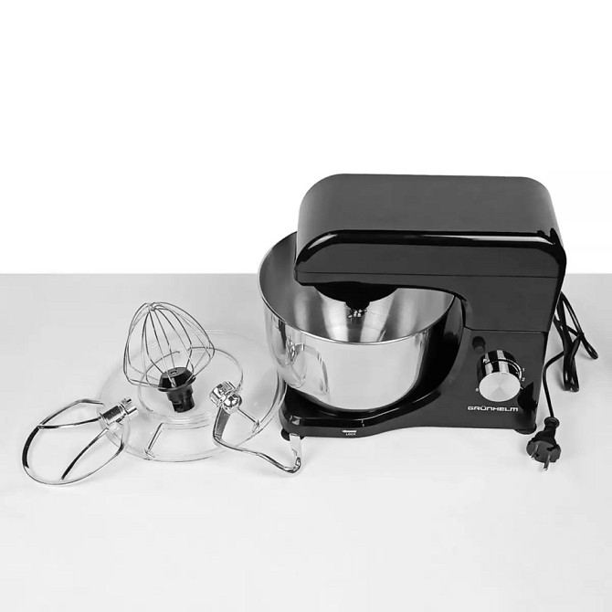 Кухонный комбайн Grunhelm GKM0019B 1500 Вт черный Київ - зображення 9