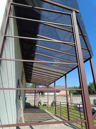 Металевий навіс під ключ для машини, тераси або приватного будинку Рівне