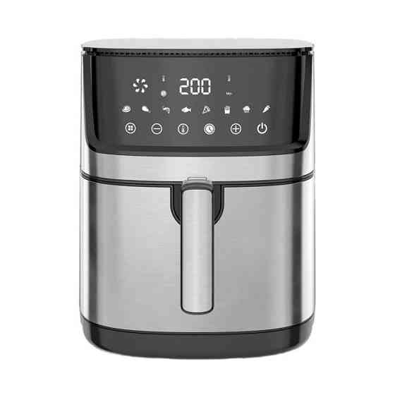 Аэрогриль мультипечь на 2 тэна Rotex Up&DownFry ROM-770-XL 2000 Вт 7.5 л серебристая Київ