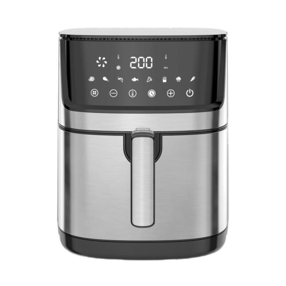 Аэрогриль мультипечь на 2 тэна Rotex Up&DownFry ROM-770-XL 2000 Вт 7.5 л серебристая Київ - зображення 1